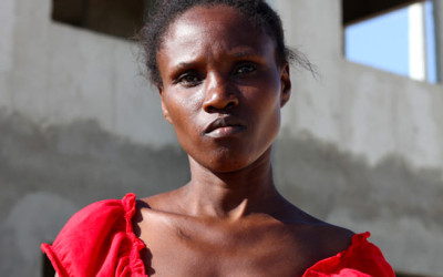 Bricklayer, Port-Au-Prince, Haiti, 2012.