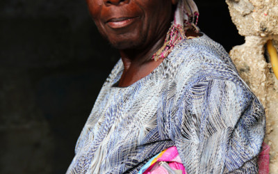 Seamstress in Cité Soleil, Port-Au-Prince, Haiti, 2012.