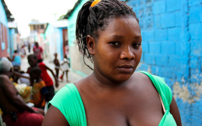 Community leader in Cité Soleil, Port-Au-Prince, Haiti, 2012.