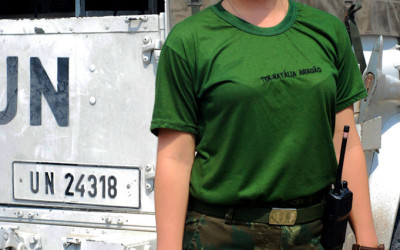 Dentist, military and peacekeeper of UN Mission, Port-Au-Prince, Haiti, 2012.