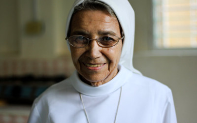 Nurse in one of the main ONG´s for women in Port-Au-Prince, Haiti, 2012.