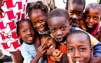 Regardless of the difficult situation in the country, children play without losing their childhood. Port-Au-Prince, Haiti, 2012.