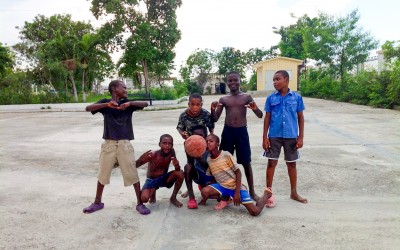 Others who do not share the same conditions find in sports, especially in football, occupations and new dreams. All these children have at least two known international players, even though they still do not understand what is going on in the own country. Port-au-Prince, Haiti, 2012.