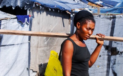 Trader in Displaced Camps, Port-Au-Prince, Haiti, 2012.