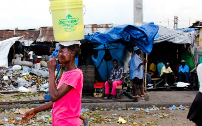Traders in Hell's Kitchen, Port-Au-Prince, Haiti, 2012.