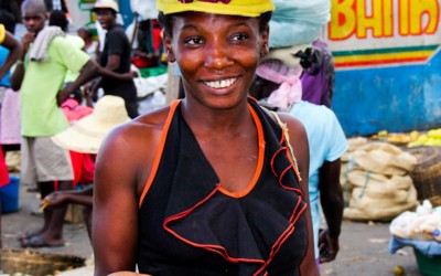 Trader in Hell's Kitchen, Port-Au-Prince, Haiti, 2012.