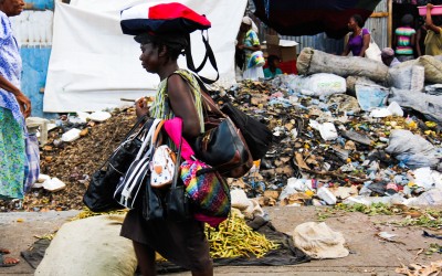 Traders in Hell's Kitchen, Port-Au-Prince, Haiti, 2012.