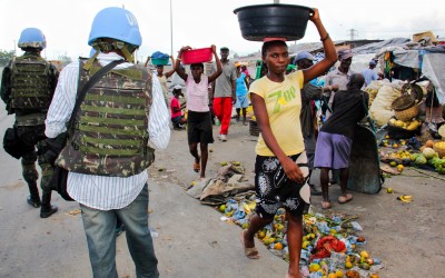 Traders in Hell's Kitchen, Port-Au-Prince, Haiti, 2012.