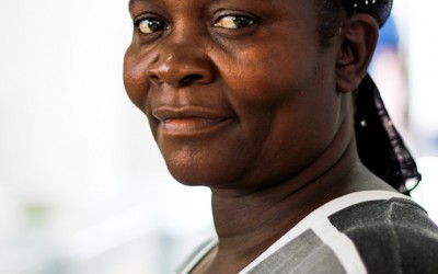 Cook in Port-Au-Prince, Haiti, 2012.