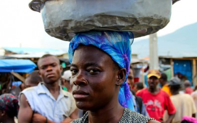 Trader in Hell´s Kitchen, Port-Au-Prince, Haiti, 2012.