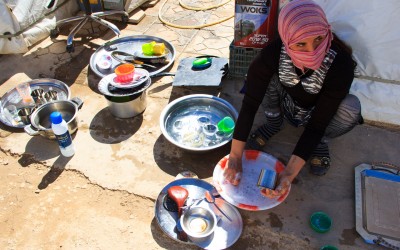 Sharia Refugee Camp, near Duhok, Iraq (Iraqi Kurdistan).