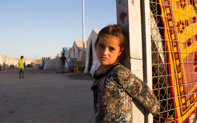 Child in Sharia Refugee Camp, Iraq Kurdistan.