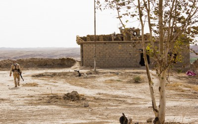 Frontline near Mosul, Iraq (Iraqi Kurdistan).