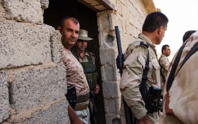 Frontline near Mosul, Iraq (Iraqi Kurdistan).