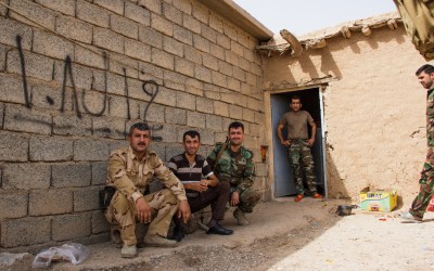 Peshmergas Base near Mosul, Iraq (Iraqi Kurdistan).